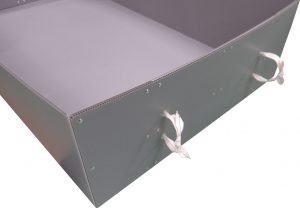 GLOW グロー 新潟 長岡 プラダン プラダン箱 ベルト付プラダン箱 バックル付きプラダン箱 取手付プラダン箱 大型プラダン箱 緩衝材 サンペルカ イノアック モニター用プラダン箱 モニター用ケース